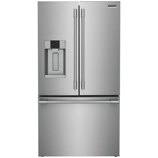 Professional 36 in. 28 cu. ft. Standard Depth French Door Refrigerator in Stainless Steel with CrispSeal Technology