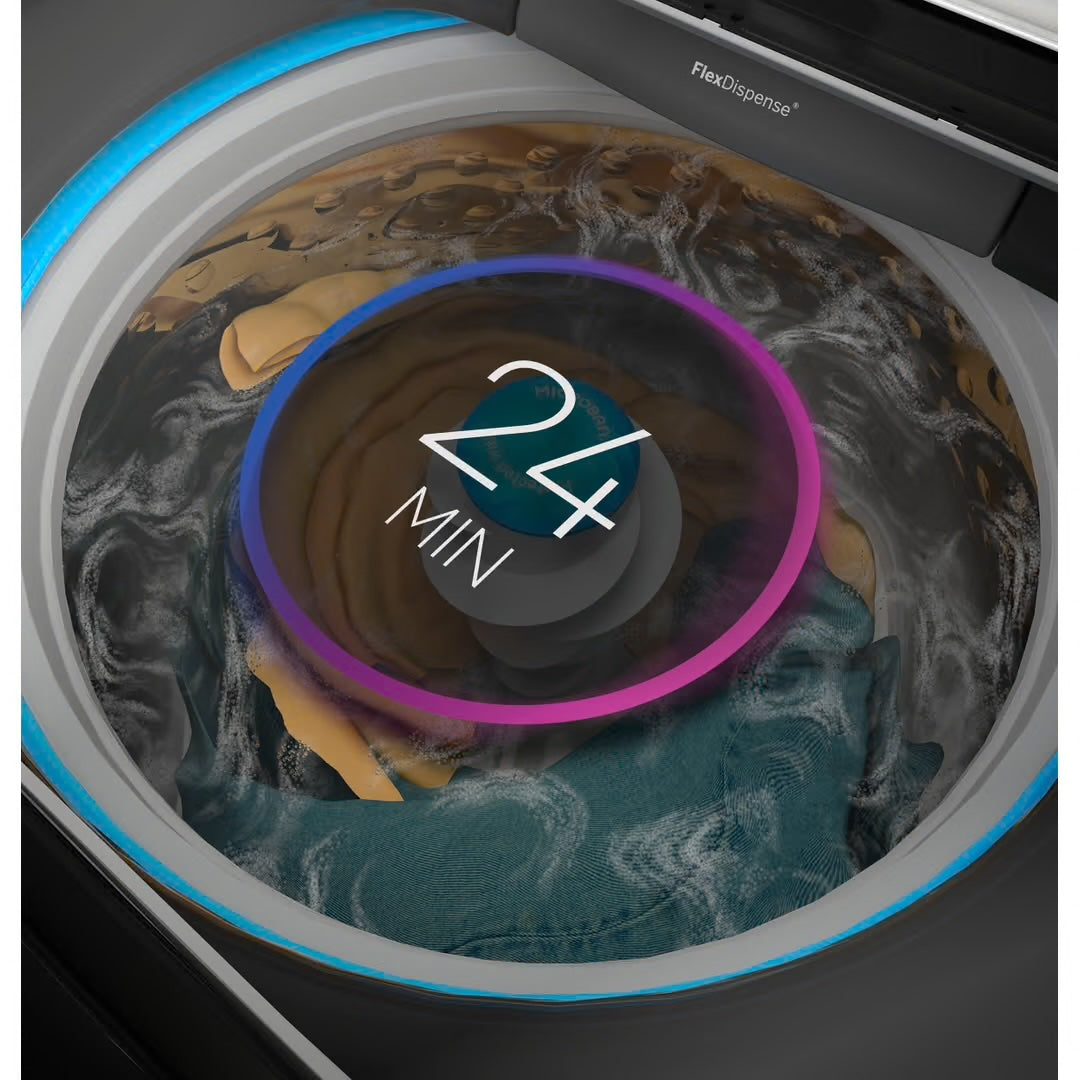 Profile 5.0 cu. ft. High-Efficiency Smart Top Load Washer in Diamond Gray with Microban Technology, ENERGY STAR
