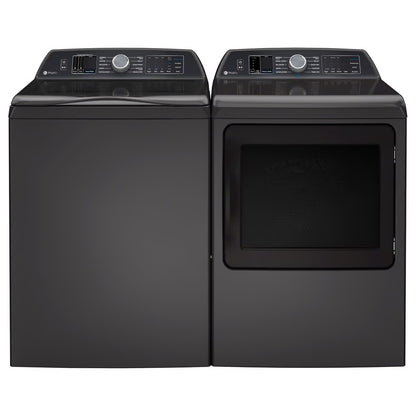 Lavadora inteligente de carga superior de alta eficiencia Profile de 5.4 pies cúbicos en color gris diamante con tecnología de equilibrio dinámico Quiet Wash