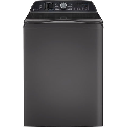 Lavadora inteligente de carga superior de alta eficiencia Profile de 5.4 pies cúbicos en color gris diamante con tecnología de equilibrio dinámico Quiet Wash