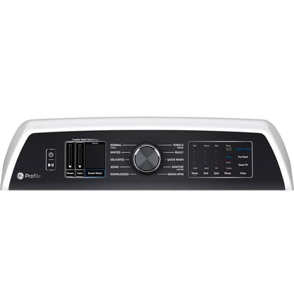 Profile 5.3 cu. ft. High-Efficiency Smart Top Load Washer in White with Quiet Wash Dynamic Balancing Technology