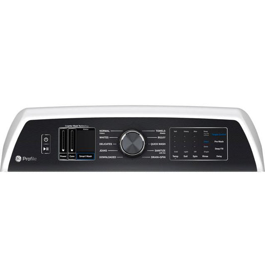 Profile 5.3 cu. ft. High-Efficiency Smart Top Load Washer in White with Quiet Wash Dynamic Balancing Technology
