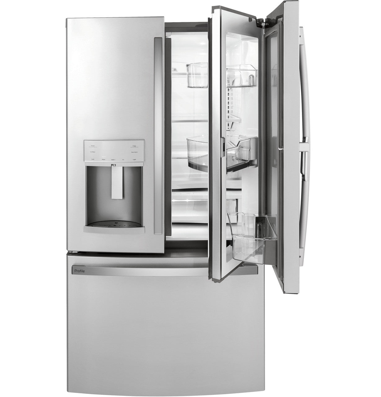 Profile 22.1 cu. ft. French Door Refrigerator with Door-in-Door in Fingerprint Resistant Stainless Steel, Counter Depth