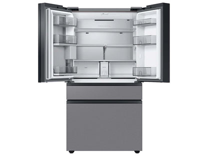 Bespoke 23 cu. ft. 4-Door French Door Smart Refrigerator with Beverage Center in Stainless Steel, Counter Depth