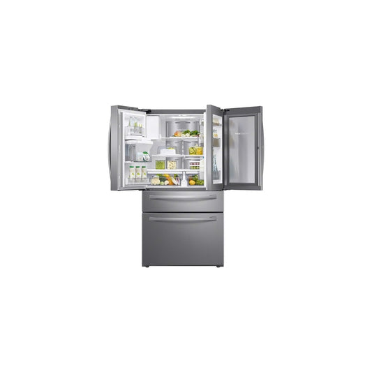 28 cu. ft. Food Showcase 4-Door French Door Refrigerator in Stainless Steel