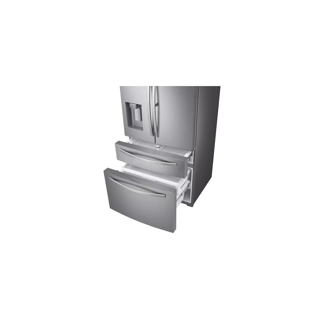 28 cu. ft. Food Showcase 4-Door French Door Refrigerator in Stainless Steel