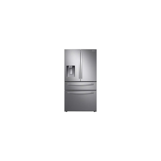 28 cu. ft. Food Showcase 4-Door French Door Refrigerator in Stainless Steel