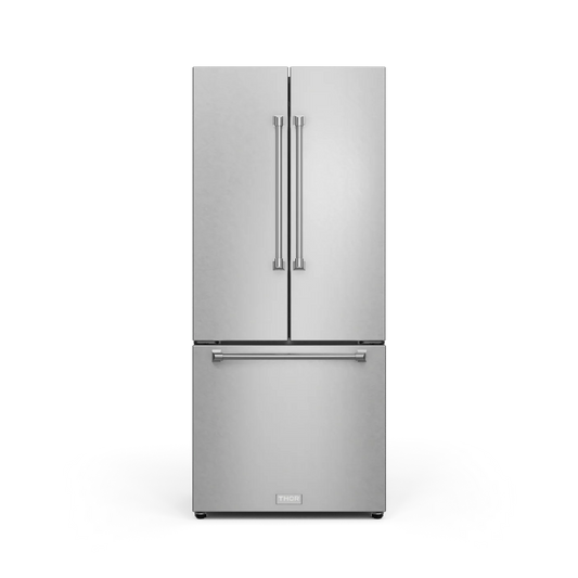 Counter-Depth Gordon Ramsay Series 17.5-cu ft 3 -Door French Door Refrigerator with Ice Maker with Ice Dispenser ( Stainless Steel ) ENERGY STAR Certified