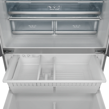 Refrigerador de tres puertas francesas de 20.3 pies cúbicos con máquina de hielo y dispensador de hielo, serie Gordon Ramsay, con profundidad de mostrador (acero inoxidable), certificación ENERGY STAR