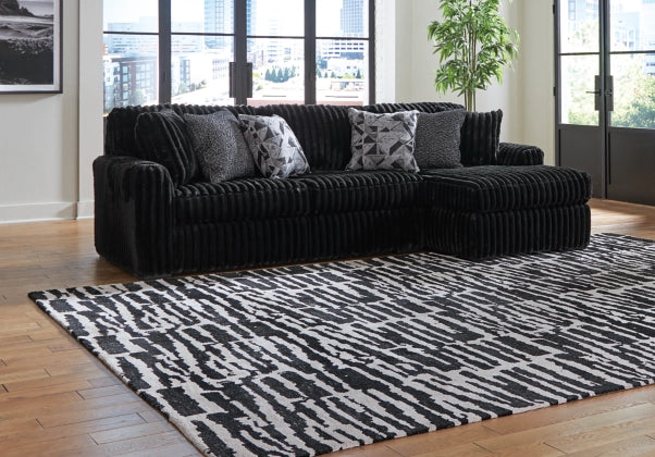 Midnight-Madness 2 PC Sectional w/Chaise