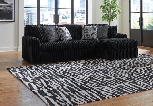 Midnight-Madness 2 PC Sectional w/Chaise