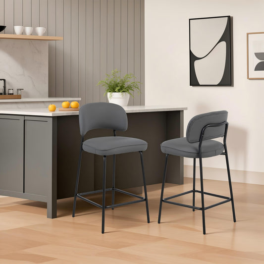 Blythe Vegan Leather Counter Stool Set
