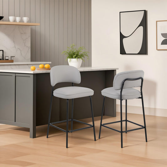 Blythe Vegan Leather Counter Stool Set