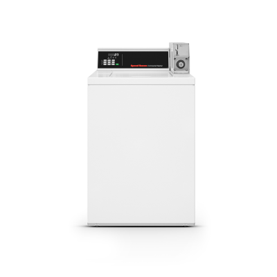 TV6 3.19 Cu. Ft. White Top Load Commercial Electric Washer