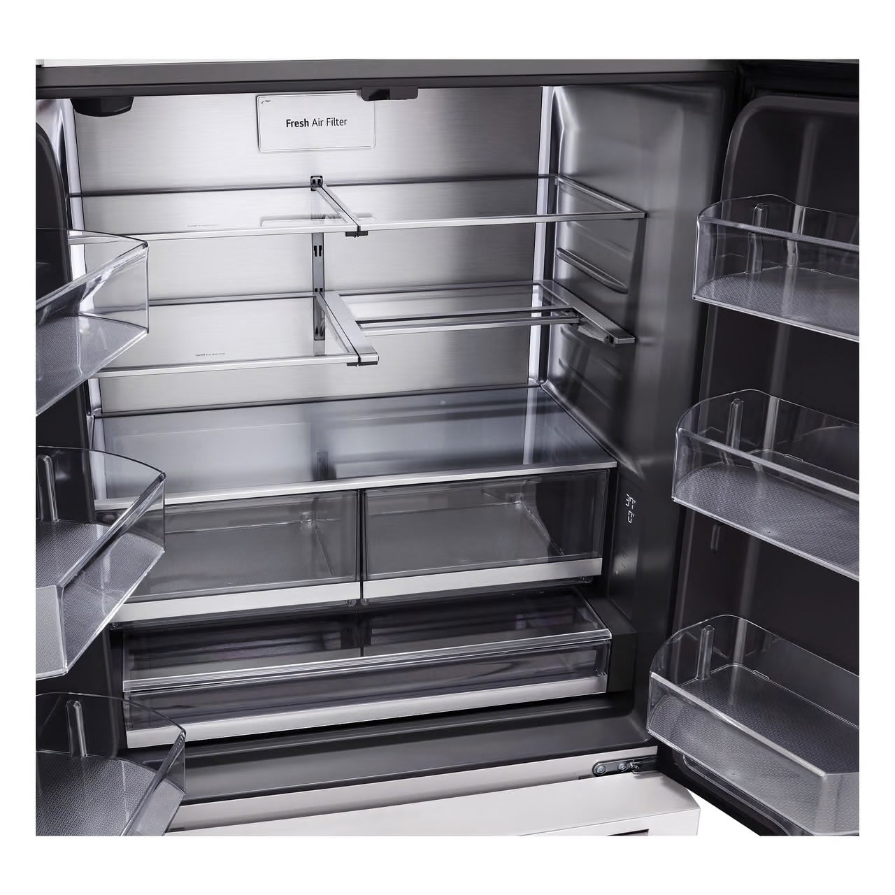 STUDIO 27 cu. ft. SMART Counter Depth, 3-Door, French Door Refrigerator with Water Dispenser and Ice