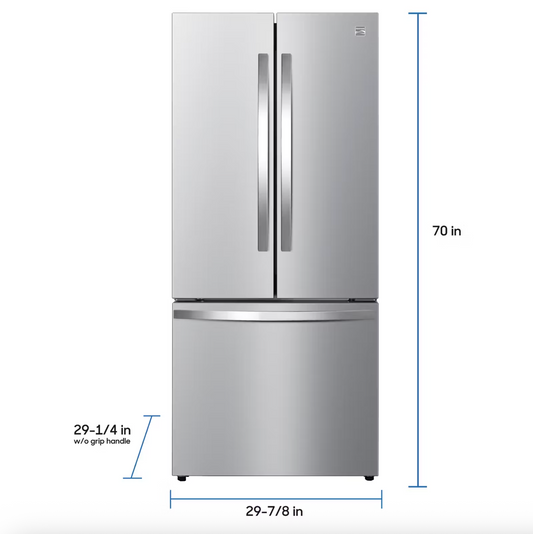 17.5 cu. ft. French Door Refrigerator Fingerprint-Resistant Stainless Steel