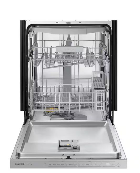 Smart 46 dBA Dishwasher with StormWash and AutoRelease Door in Matte Black