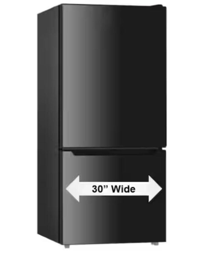 30 in. 18.7 Cu. Ft. Bottom Freezer Refrigerator