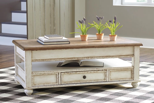 Realyn Coffee Table With Lift Top