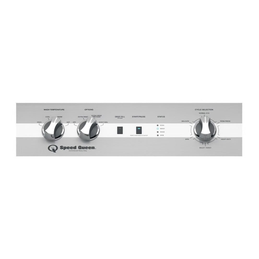TC5 Top Load Washer with Speed Queen® Classic Clean™ | No Lid Lock | 5-Year Warranty - White