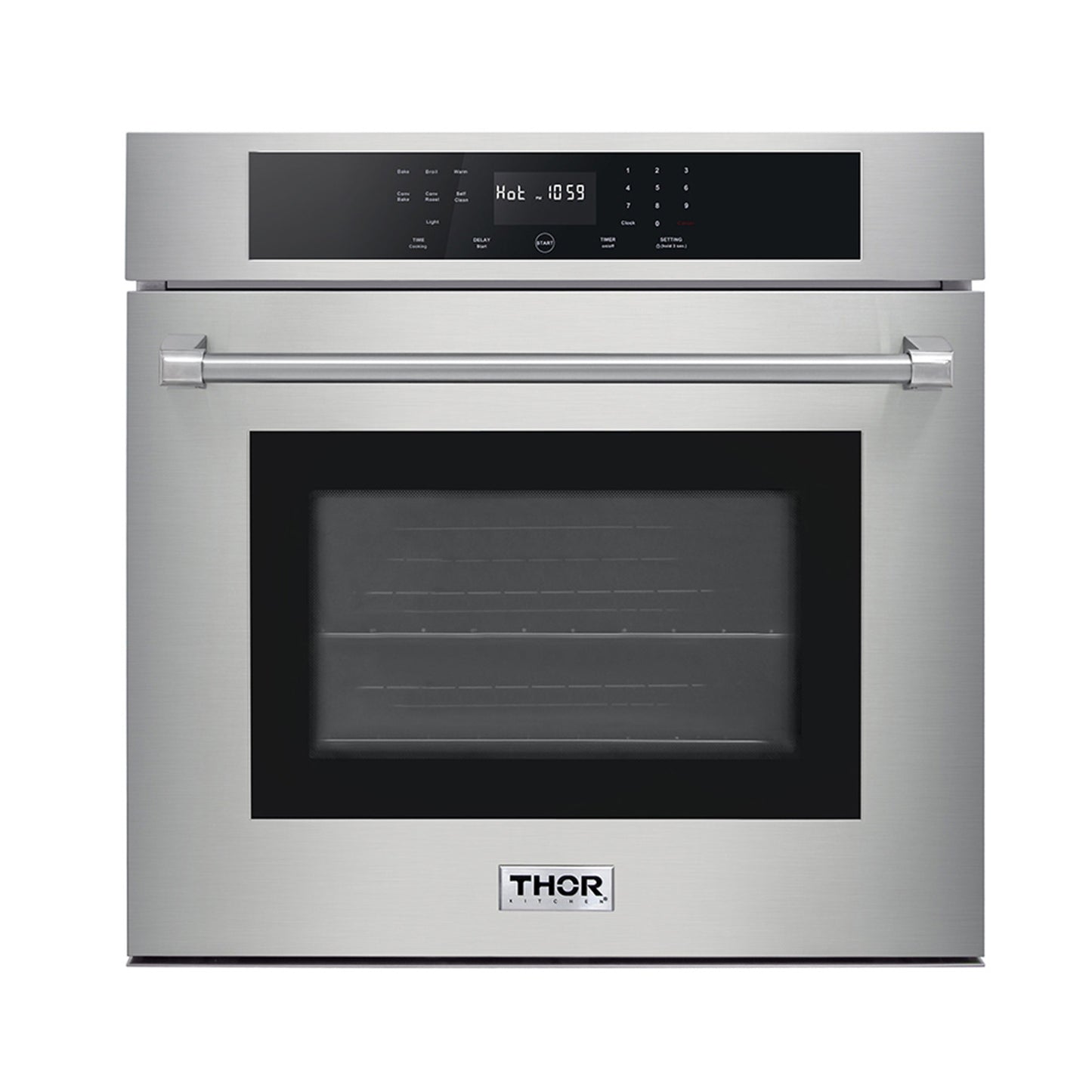 30 in. Single Electric Wall Oven with Convection and Self-Cleaning in Stainless Steel