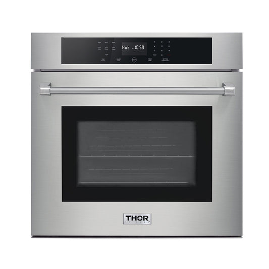 30 in. Single Electric Wall Oven with Convection and Self-Cleaning in Stainless Steel