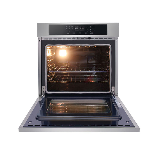 30 in. Single Electric Wall Oven with Convection and Self-Cleaning in Stainless Steel