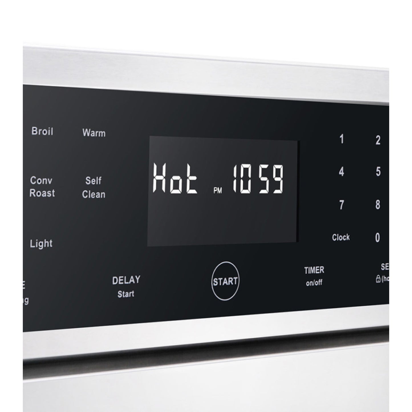 30 in. Single Electric Wall Oven with Convection and Self-Cleaning in Stainless Steel