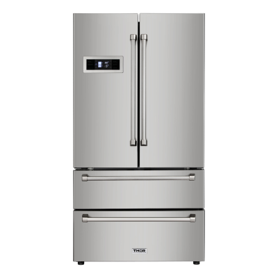Counter Depth 20.8 CF 4-Door French Door Refrigerator, Stainless Steel