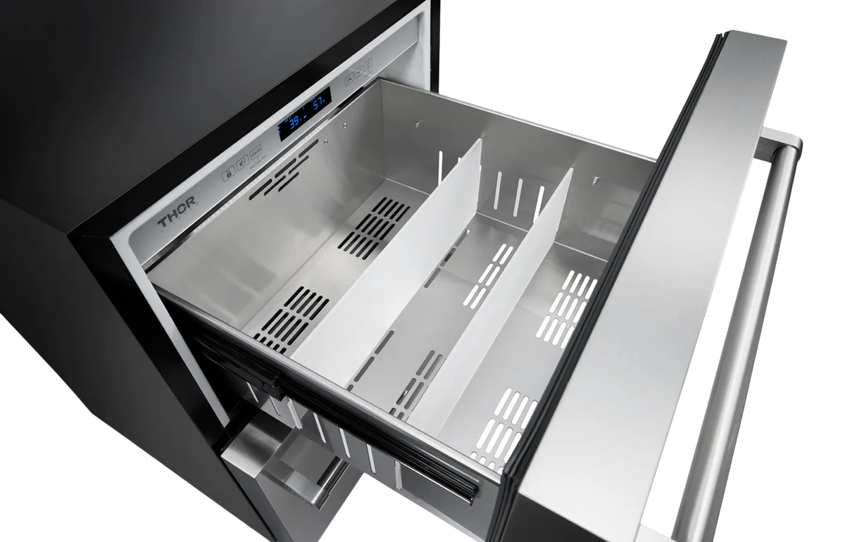 24-in 2 -Drawer Built-in/Freestanding Drawer refrigerator ( Stainless steel )