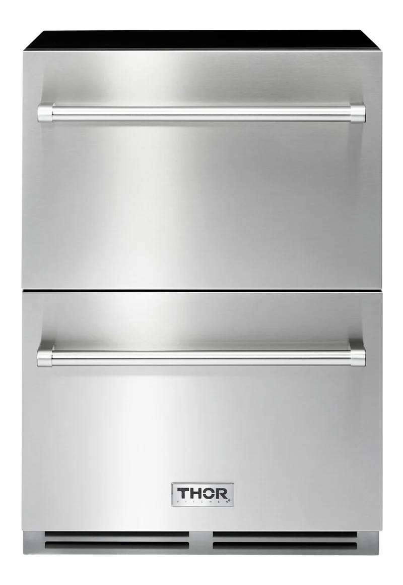 24-in 2 -Drawer Built-in/Freestanding Drawer refrigerator ( Stainless steel )