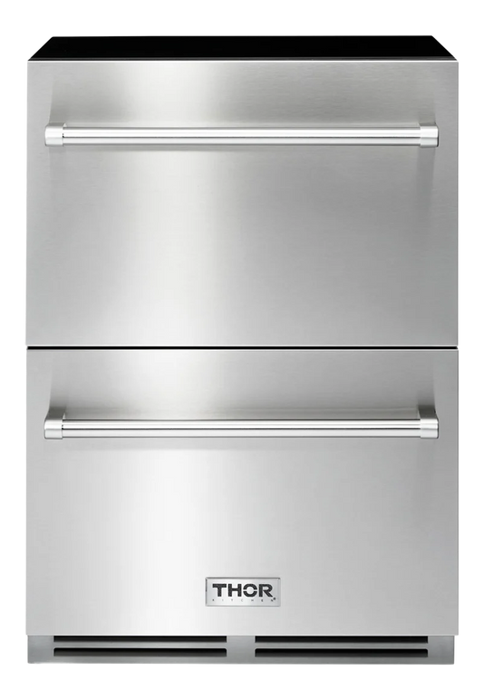 24-in 2 -Drawer Built-in/Freestanding Drawer refrigerator ( Stainless steel )