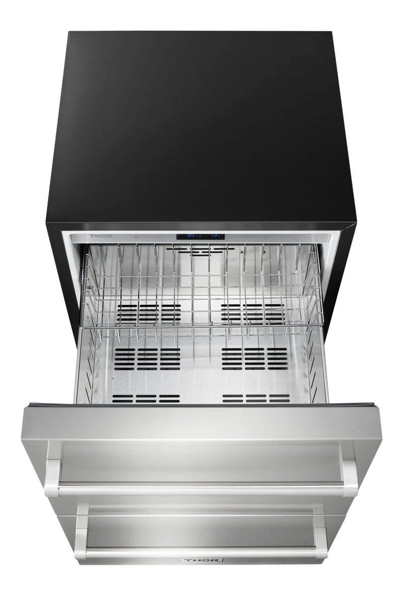 24-in 2 -Drawer Built-in/Freestanding Drawer refrigerator ( Stainless steel )