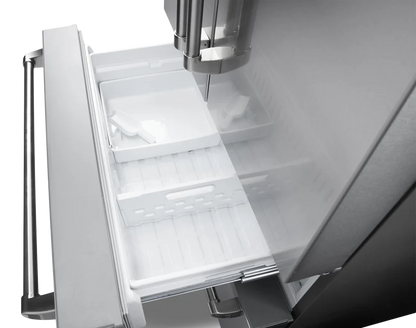 Refrigerador de 22.5 pies cúbicos con puerta francesa y 4 puertas con máquina de hielo (acero inoxidable) con certificación ENERGY STAR 