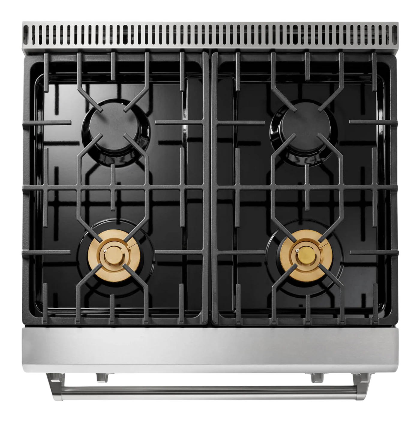 30-in 4 burners 4.55-cu ft Convection Oven Freestanding (Stainless steel)