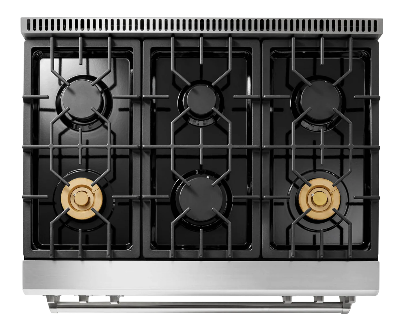 36-in 6 burners 6-cu ft Air Fry Convection Oven Freestanding Natural Gas Range (Stainless steel)