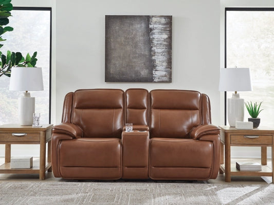 Healy Pier Power Reclining Console Loveseat