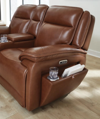 Healy Pier Power Reclining Console Loveseat