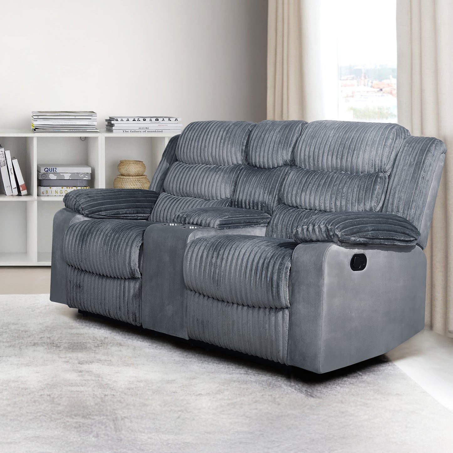 Willow Reclining Console Loveseat