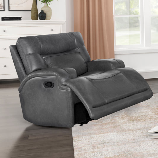 Titan Gray Glider Recliner