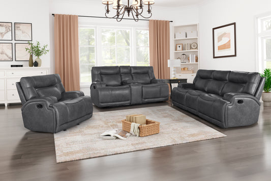 Titan Gray Glider Recliner