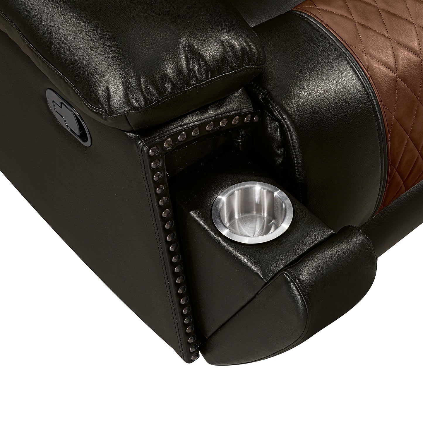Nikko Reclining Console Loveseat
