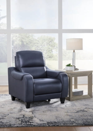 Mercomatic Dual Power Leather Recliner