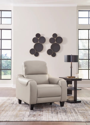 Mercomatic Dual Power Leather Recliner