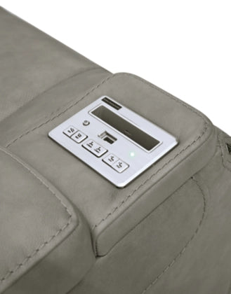 The Man-Den Power Reclining Console Loveseat