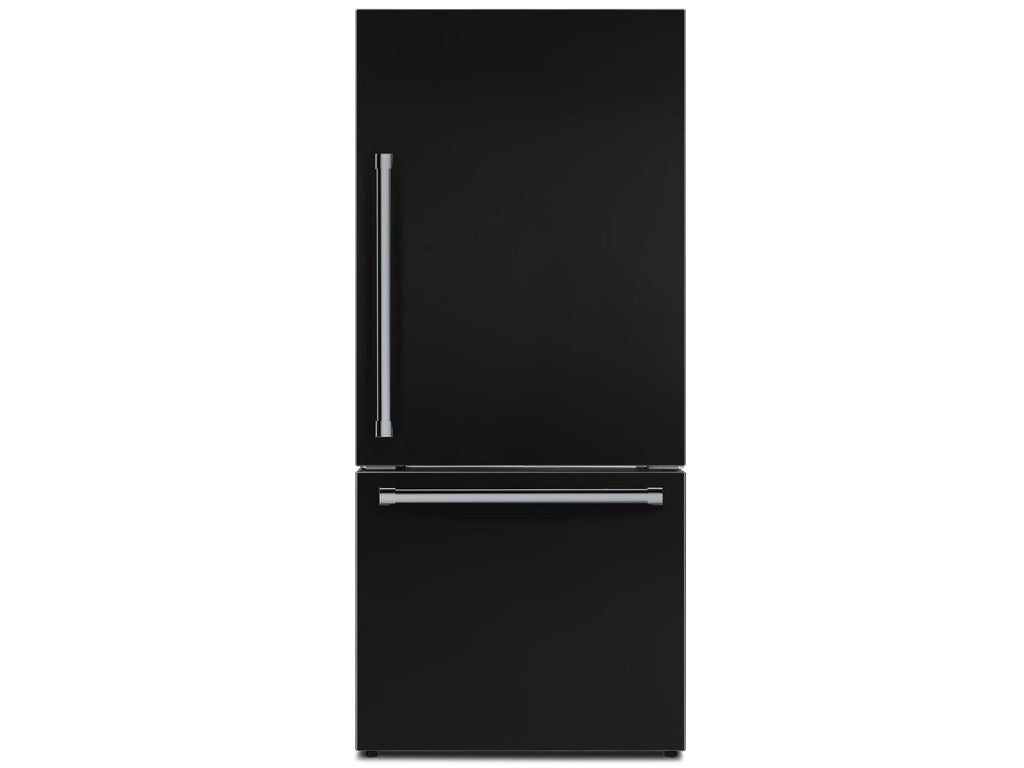 17.6 Cubic Foot Bottom Mount Refrigerator with LED Lighting