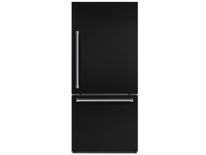 17.6 Cubic Foot Bottom Mount Refrigerator with LED Lighting