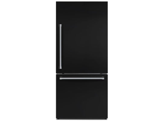 17.6 Cubic Foot Bottom Mount Refrigerator with LED Lighting