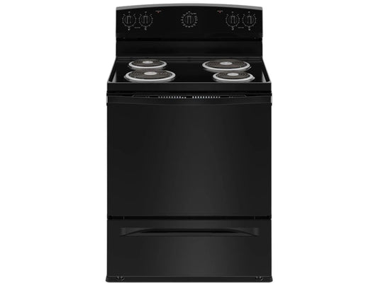 Conservator 30 Inch Freestanding Electric Range with 4 Coil Elements, Black