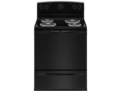 Cocina eléctrica independiente Conservator de 30 pulgadas con 4 elementos de bobina, color blanco